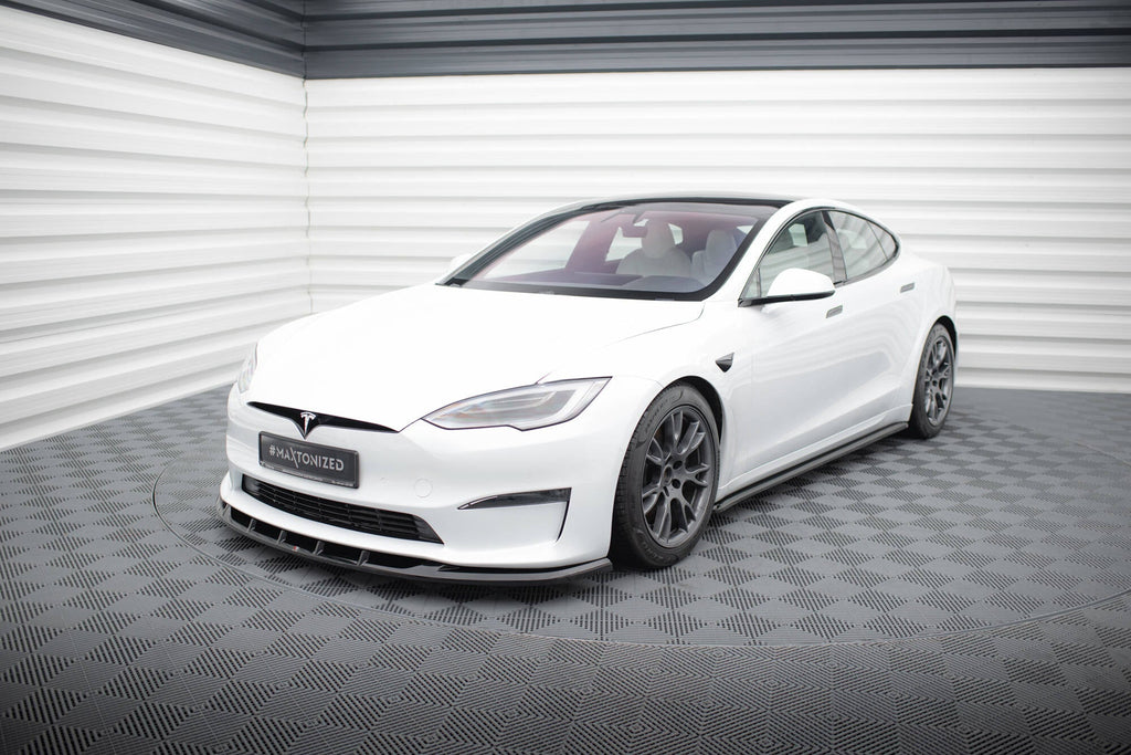 Front lip V.3 Tesla Model S Plaid Mk1 Facelift