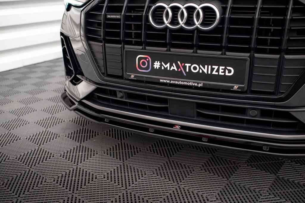 Front spoiler V.4 Audi Q3 Sportback SUV S-Line F3