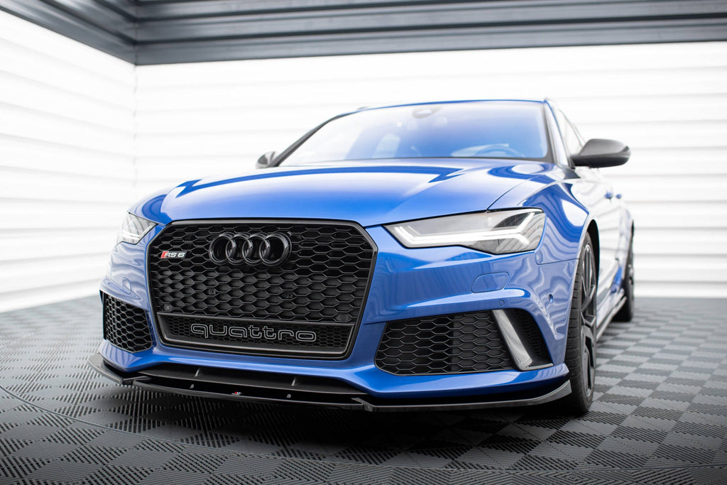 Front lip V.4 Audi RS6 C7 / C7 Facelift