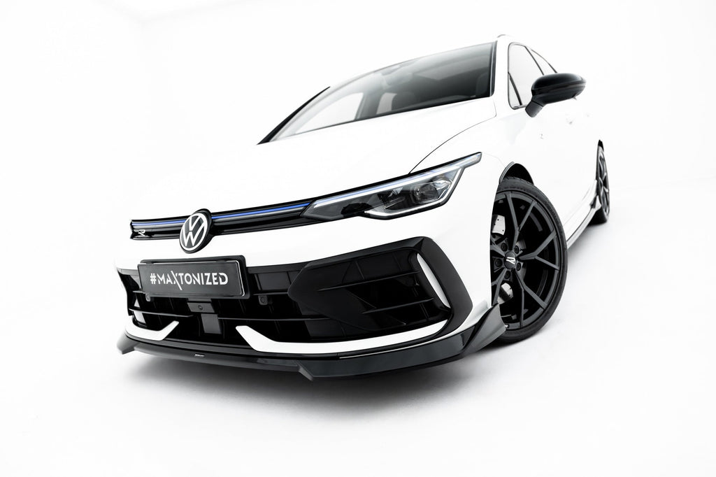 Front Lip V.4 Volkswagen Golf R Variant Mk8 Facelift