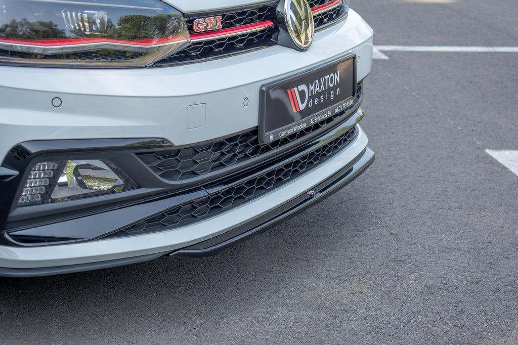 Front lip V.4 Volkswagen Polo GTI / R-line Mk6