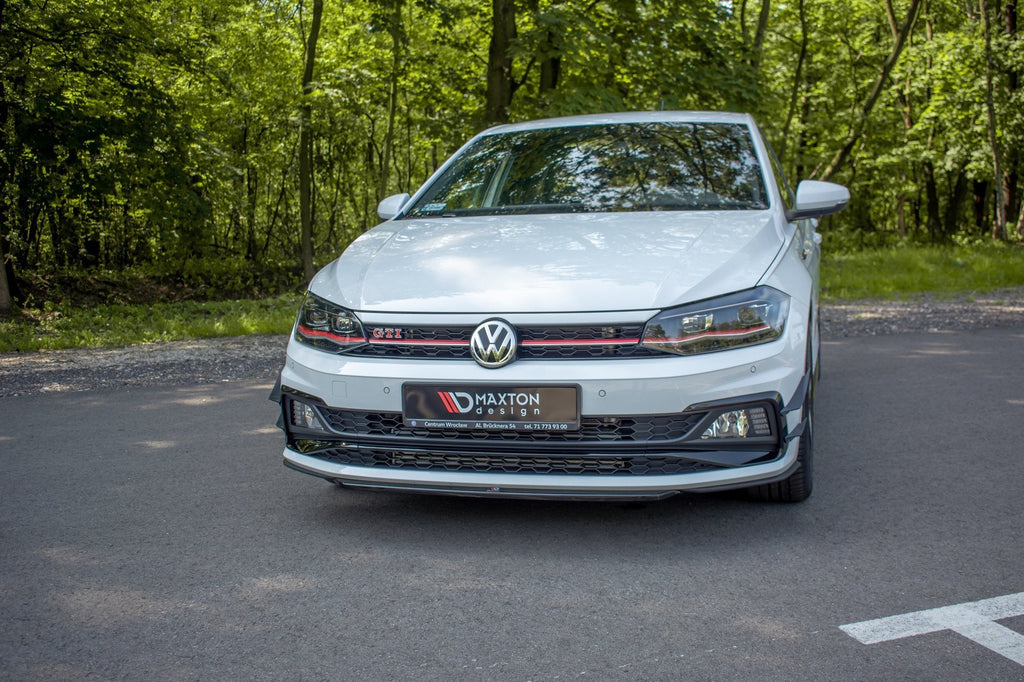 Front lip V.4 Volkswagen Polo GTI / R-line Mk6