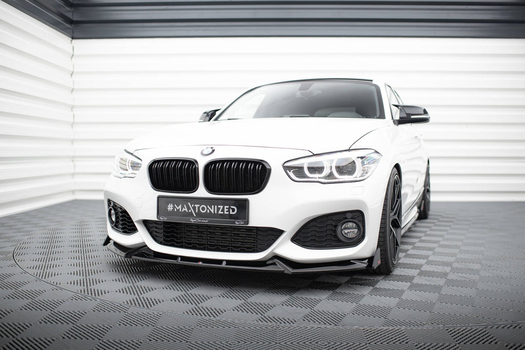 Front Lip V.5 + Flaps BMW 1 Series M-Pack / M140i F20 Facelift