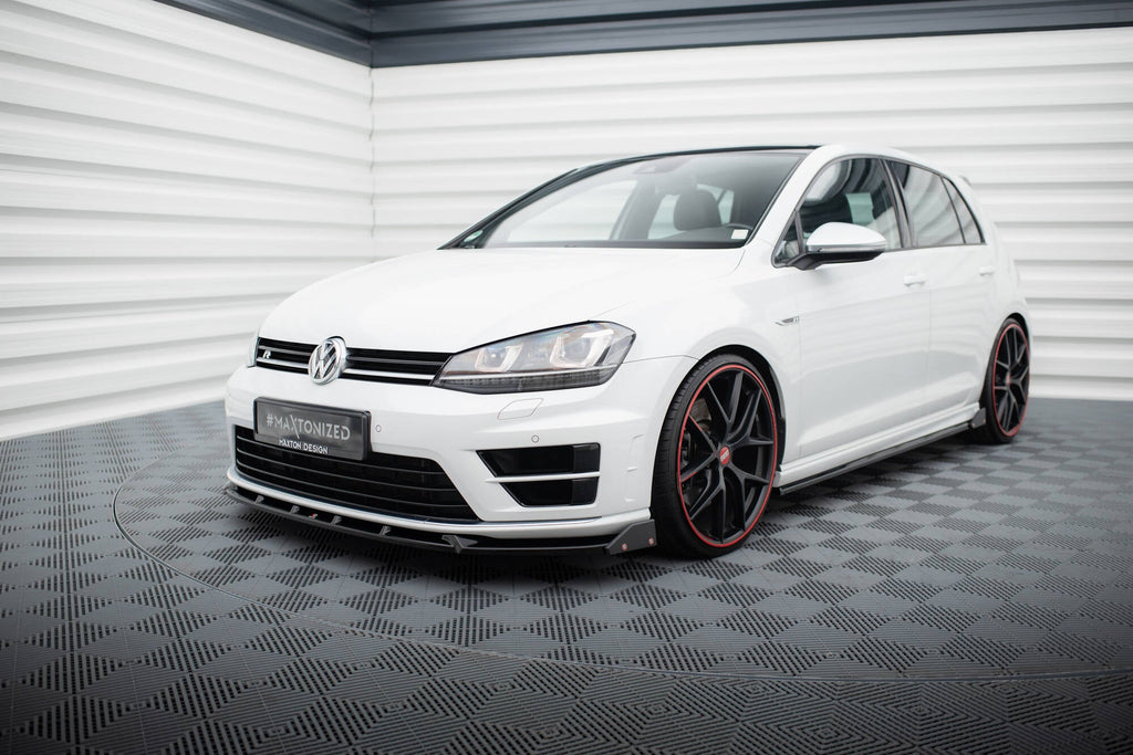 Lip Delantero V.5 + Flaps Volkswagen Golf R / R-Line Mk7