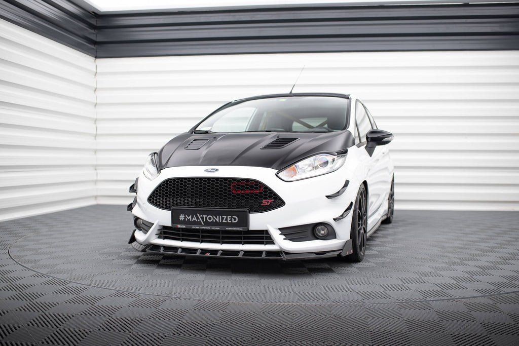 Front Lip V.6 + Flaps Ford Fiesta ST Mk7 Facelift