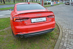 Splitter trasero Audi A5 F5 S-Line (sin barras verticales)