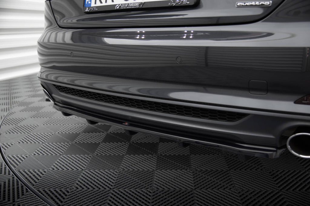 Splitter trasero Audi A5 S-Line F5 Coupé Sportback (con barras verticales)