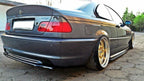 Splitter trasero BMW 3 E46 M-Pack Coupé (sin barras verticales)