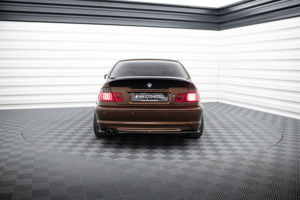 Splitter trasero BMW 3 E46 M-Pack Coupé (con barras verticales)
