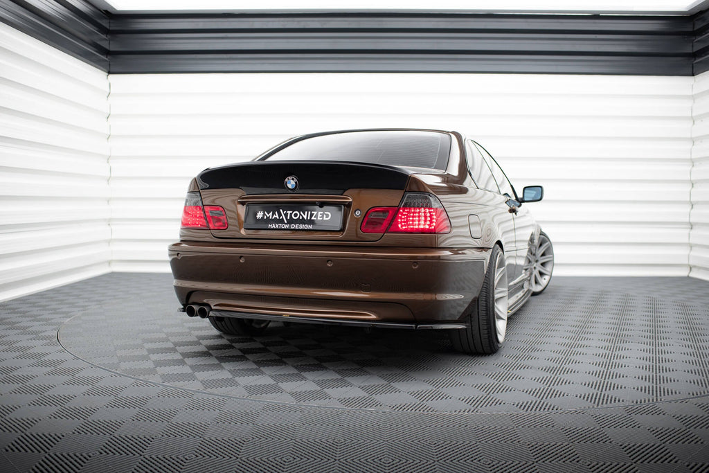 Splitter trasero BMW 3 E46 M-Pack Coupé (con barras verticales)