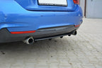 Splitter trasero BMW Serie 4 Coupé / Gran Coupé / Cabrio M-Pack F32 F36 F33 (con barras verticales)