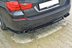 Splitter trasero BMW Serie 5 M-Pack Berlina / Touring F10 / F11 (compatible con dos salidas dobles de escape)