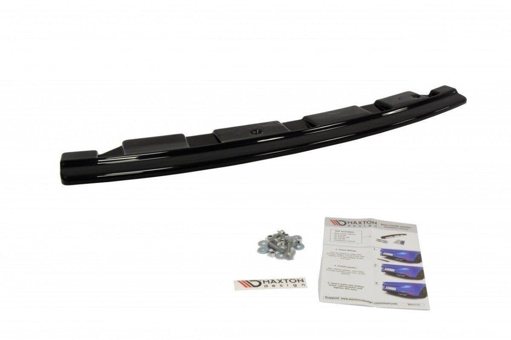 Splitter trasero BMW 5 M-Pack Berlina / Touring F10 / F11 sin barras verticales (para dos dobles salidas de escape)
