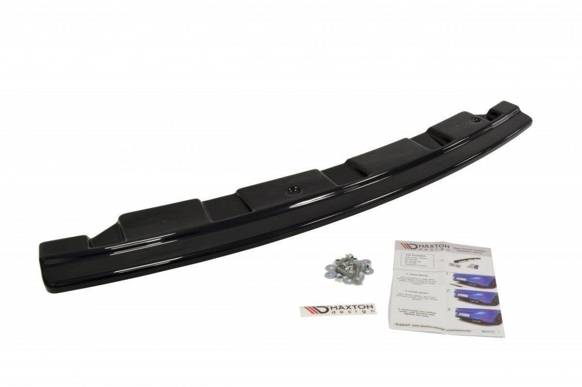 Splitter trasero BMW Serie 5 M-Pack Sedán / Touring F10 / F11 sin barras verticales (para dos salidas de escape individuales)