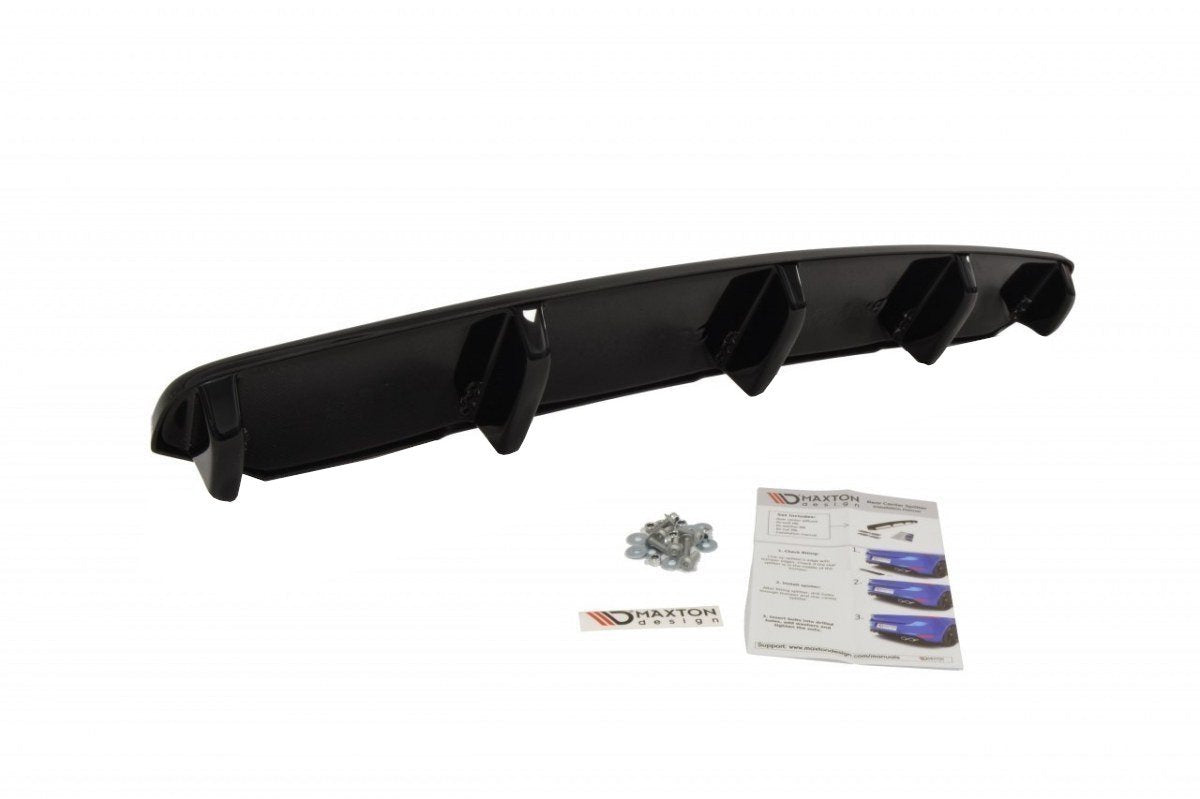 Splitter trasero BMW Serie 6 Gran Coupé M-Pack (con barra vertical)