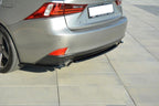 Splitter trasero Lexus IS Mk3 T (sin barras verticales)