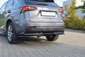 Splitter trasero Lexus NX Mk1 H (sin barras verticales)
