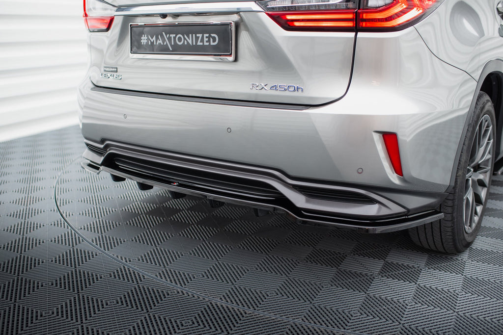 Splitter trasero Lexus RX Mk4 H (con barras verticales)