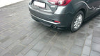 Splitter trasero Mazda 3 BM (mk3) Facelift (sin barras verticales)