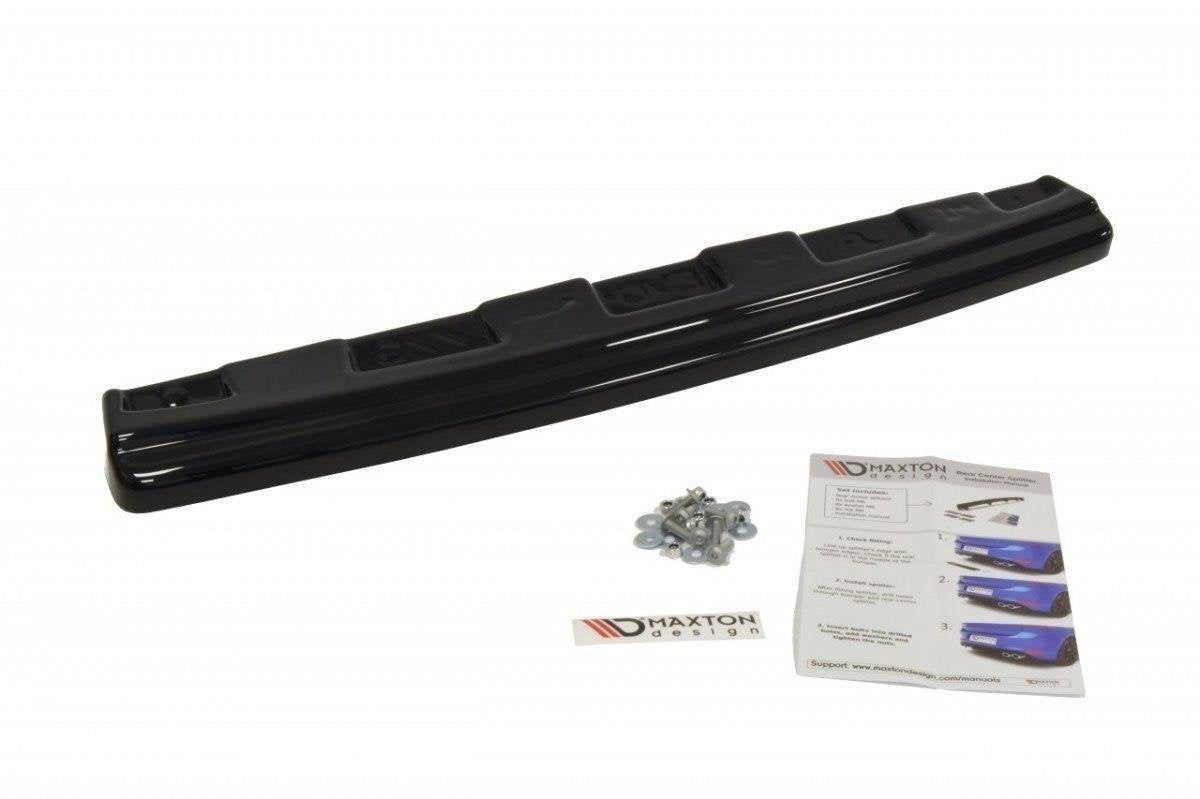 Splitter trasero Mitsubishi Lancer Evo X (sin barras verticales)
