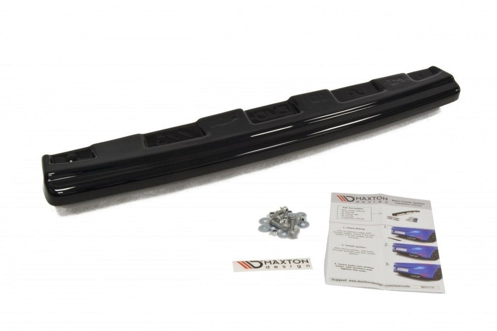 Splitter trasero Mitsubishi Lancer Evo X (con barras verticales)