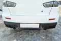 Splitter trasero Mitsubishi Lancer Evo X (con barras verticales)