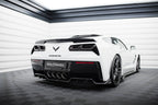 Splitter trasero Chevrolet Corvette C7 (con barras verticales)