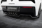 Splitter trasero Chevrolet Corvette C7 (con barras verticales)