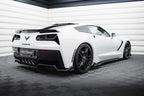 Splitter trasero Chevrolet Corvette C7 (con barras verticales)