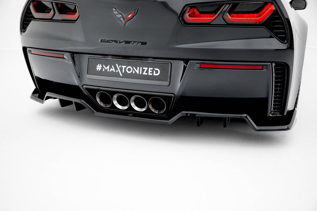 Splitter trasero Chevrolet Corvette Z06 C7 (con barras verticales)