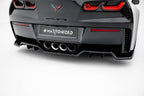 Splitter trasero Chevrolet Corvette Z06 C7 (con barras verticales)