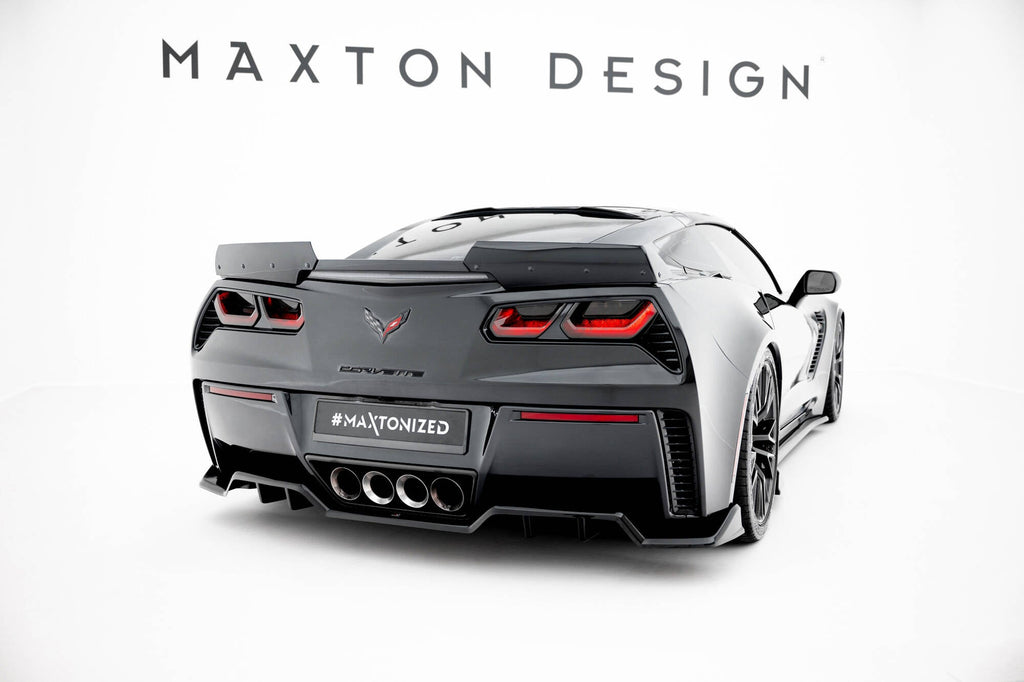 Splitter trasero Chevrolet Corvette Z06 C7 (con barras verticales)