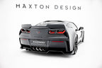 Splitter trasero Chevrolet Corvette Z06 C7 (con barras verticales)