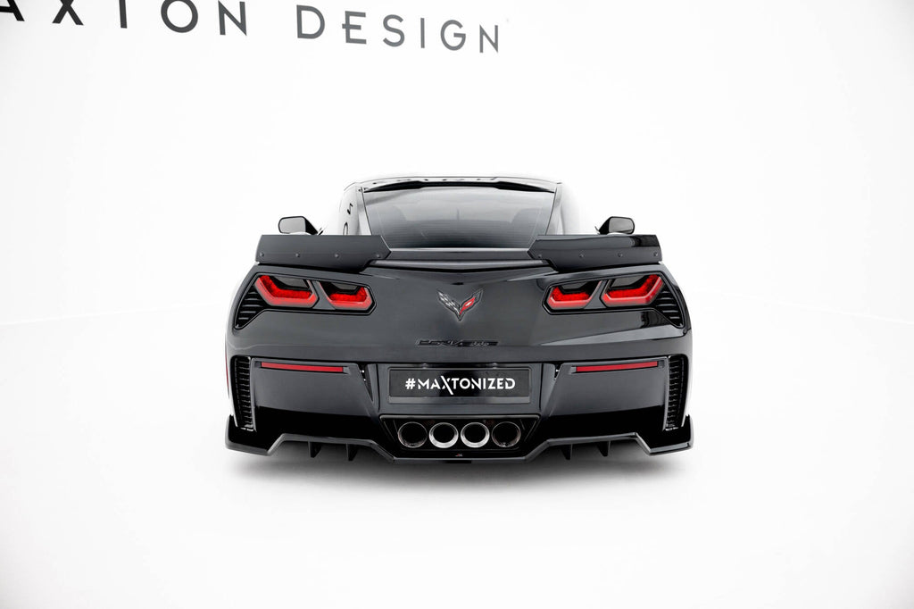 Splitter trasero Chevrolet Corvette Z06 C7 (con barras verticales)