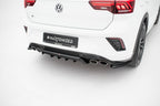 Splitter trasero Volkswagen T-ROC R Mk1 (con barras verticales)
