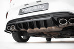 Splitter trasero Volkswagen T-ROC R Mk1 (con barras verticales)