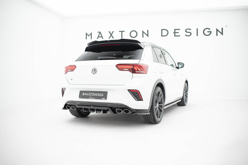 Splitter trasero Volkswagen T-ROC R Mk1 (con barras verticales)