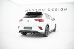 Splitter trasero Volkswagen T-ROC R Mk1 (con barras verticales)