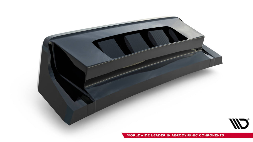 Splitter trasero Volkswagen T-ROC R Mk1 (con barras verticales)