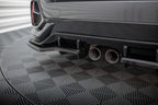 Splitter trasero V.1 + flaps Honda Civic Sport Mk10 Facelift (con barras verticales)