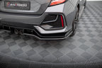 Splitter trasero V.1 Honda Civic Sport Mk10 Facelift (con barras verticales)