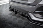 Splitter trasero V.1 Honda Civic Sport Mk10 Facelift (con barras verticales)
