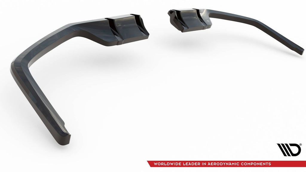 Splitter trasero V.1 Honda Civic Sport Mk10 Facelift (con barras verticales)
