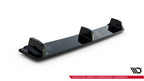 Splitter trasero Volkswagen Golf Mk7 R (con barras verticales)