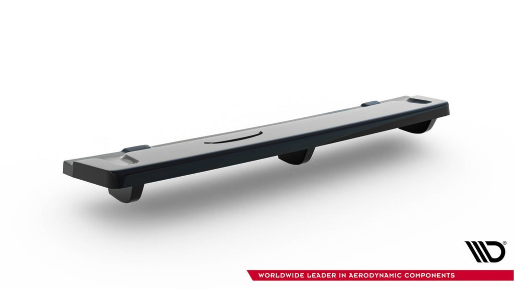 Splitter trasero Volkswagen Golf Mk7 R (con barras verticales)
