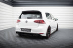 Splitter trasero Volkswagen Golf Mk7 R (con barras verticales)