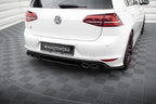 Splitter trasero Volkswagen Golf Mk7 R (con barras verticales)