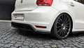 Splitter trasero Volkswagen Polo GTI Mk5 Facelift