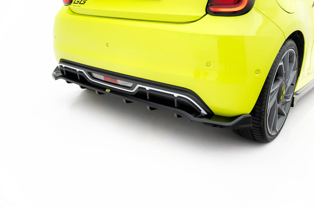 Abarth 500e Rear Diffuser (with vertical strakes)