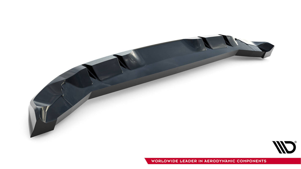 Abarth 500e Rear Diffuser (with vertical strakes)